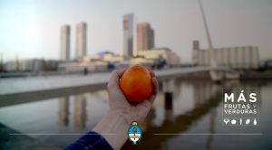 «Más Frutas y Verduras» llegó al Obelisco