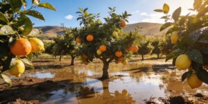 Fuertes inundaciones en Sudáfrica golpean zonas frutícolas del Cabo y dañan infraestructura