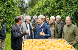 Frigerio llegó a Concordia para abordar los desafíos de la citricultura