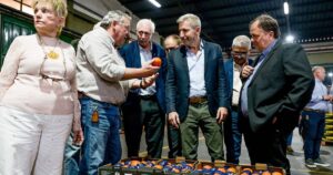 Frigerio se reunió con productores citrícolas en Chajarí y abordó temas laborales y sanitarios
